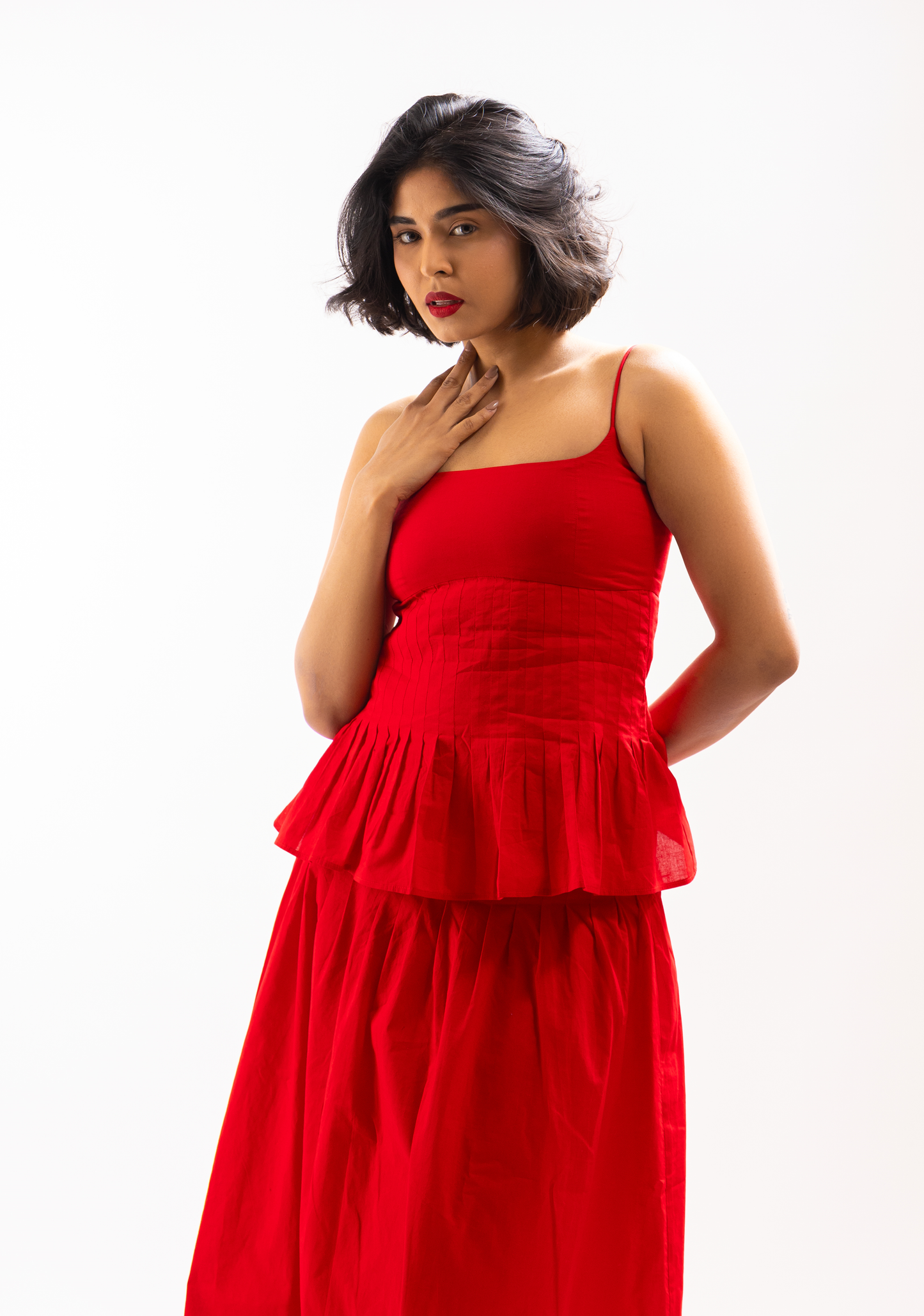 JANVI TOP (RED)