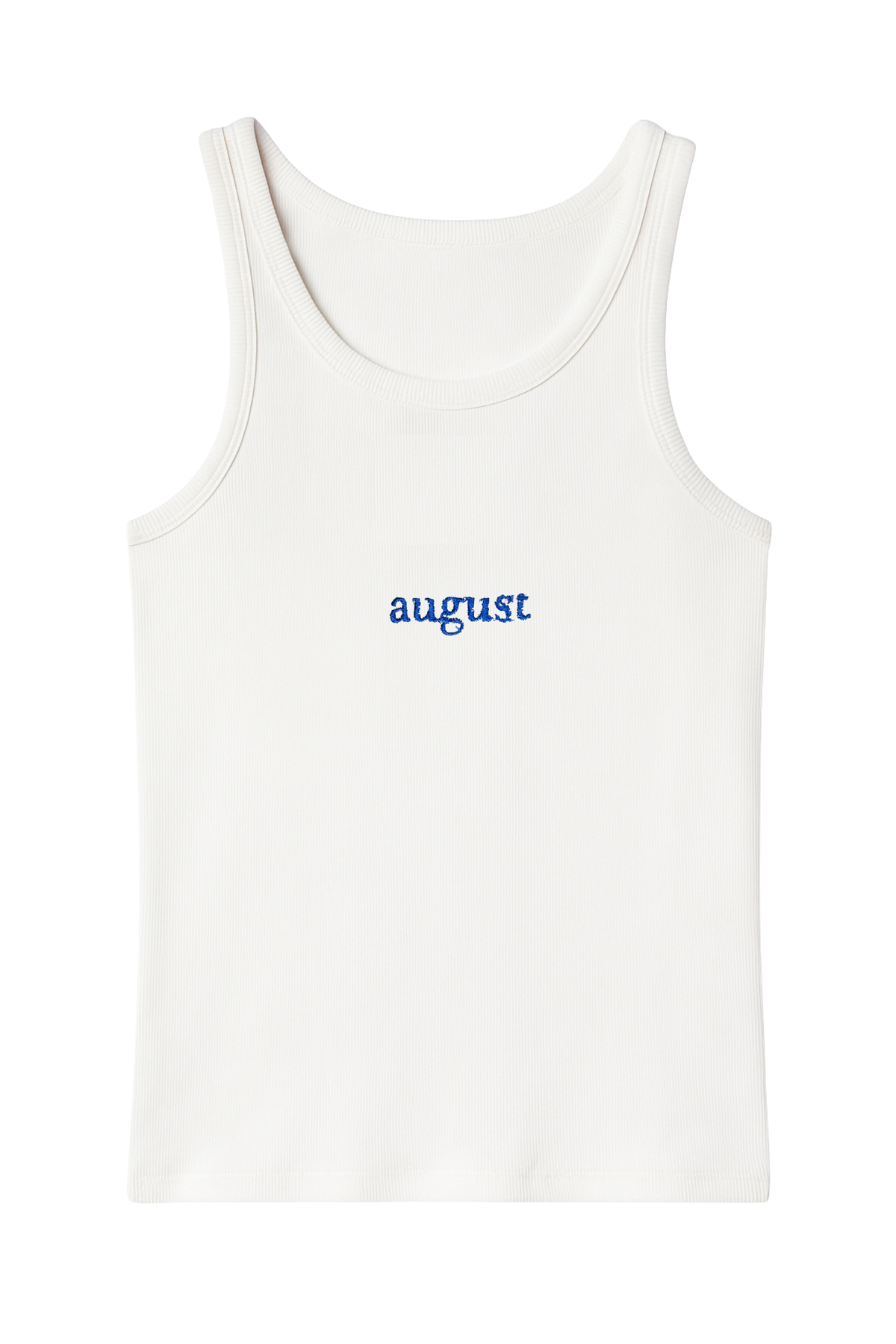 AUGUST TANK TOP WHITE (PRE-ORDER)
