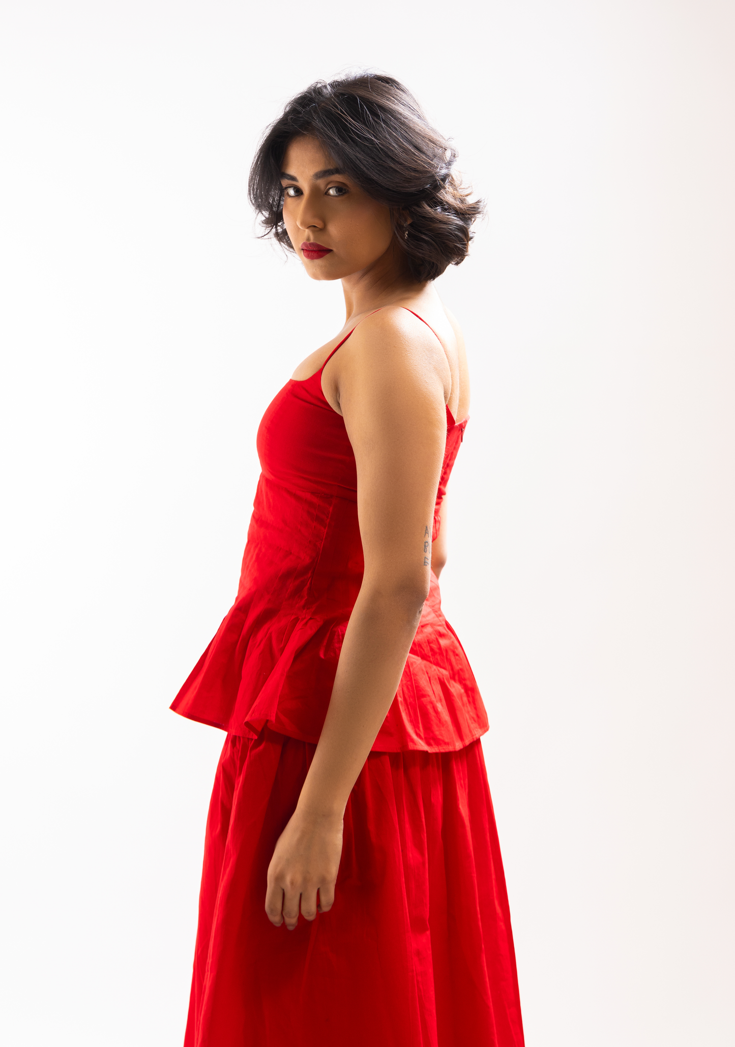 JANVI TOP (RED)
