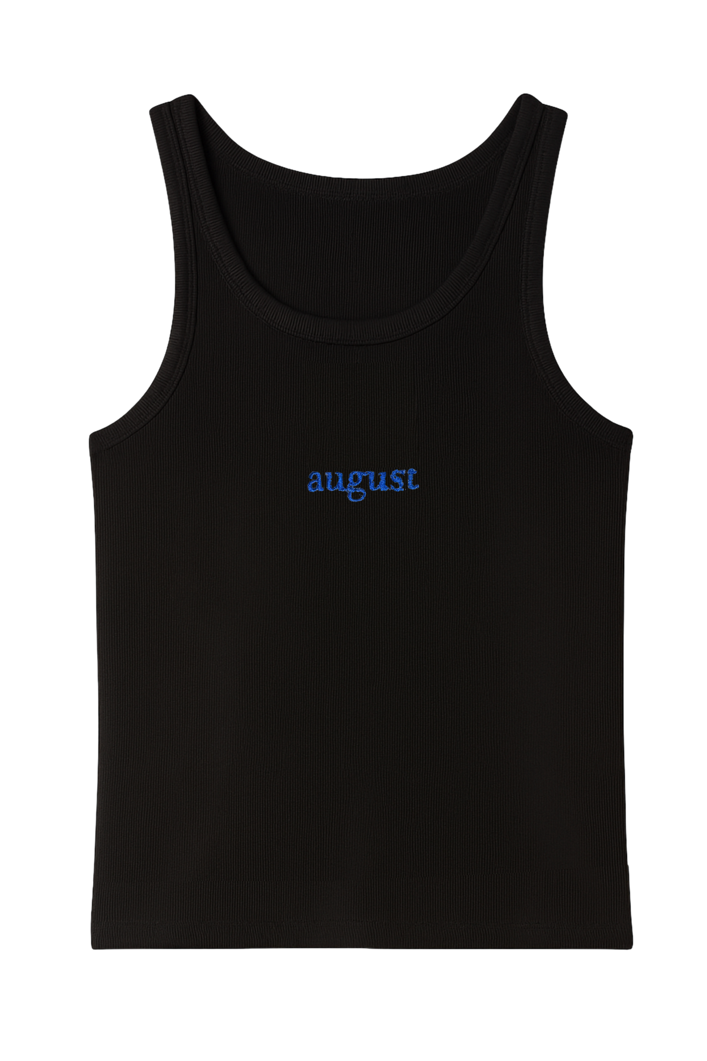 AUGUST TANK TOP BLACK (PRE-ORDER)