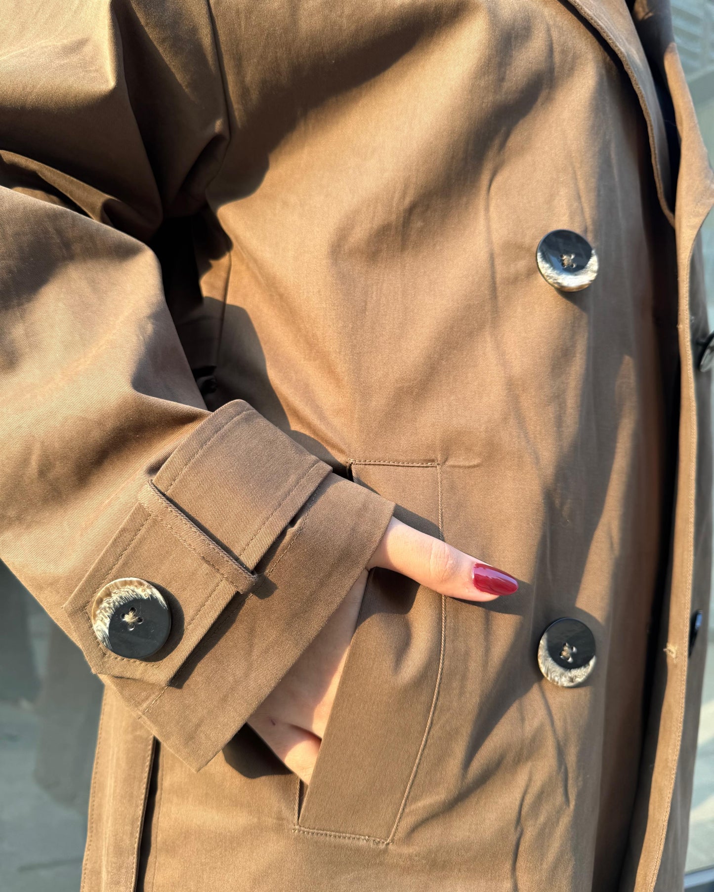 OLIVE TRENCH COAT