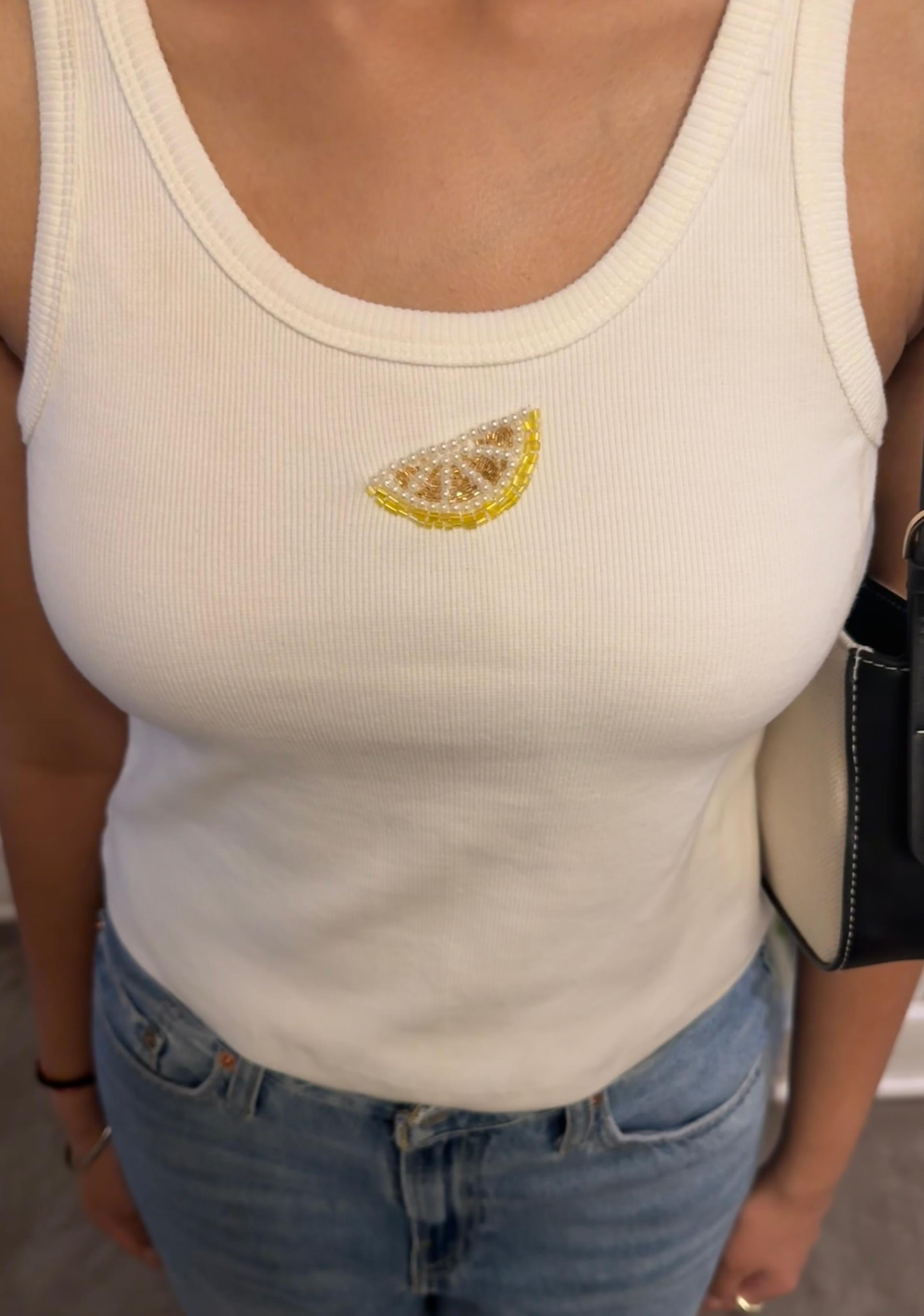 LIME TANK TOP WHITE (PRE-ORDER)