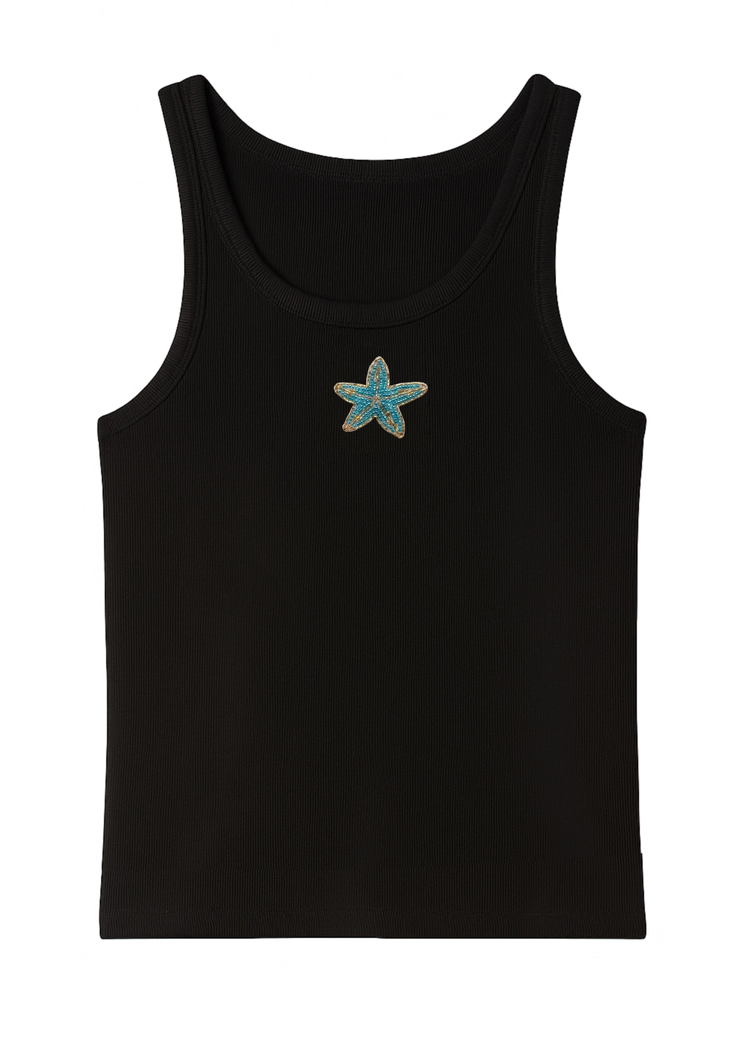 SEA STAR TANK TOP BLACK (PRE-ORDER)