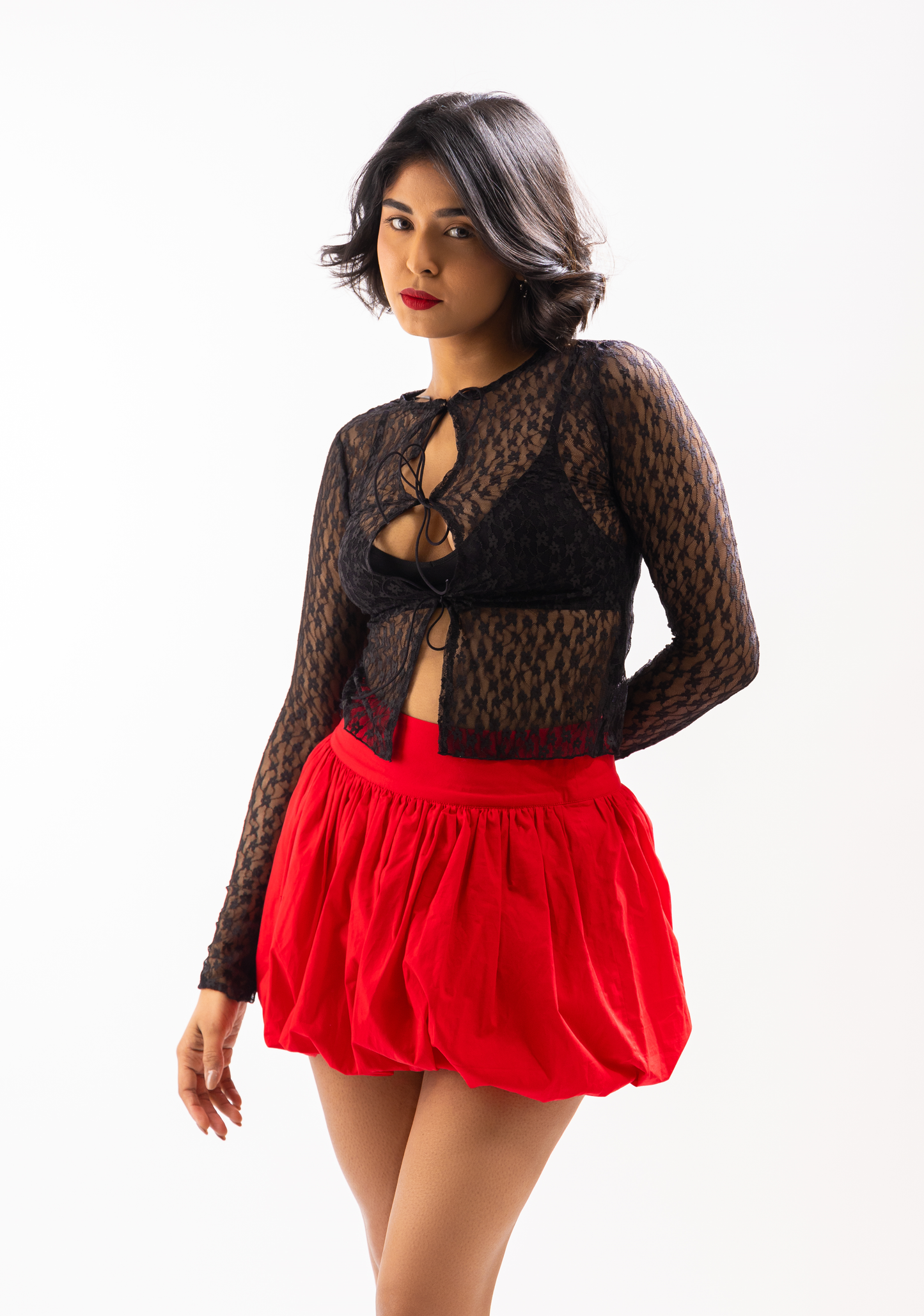 MYSHA SKIRT (RED)