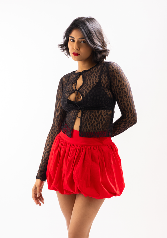 MYSHA SKIRT (RED)