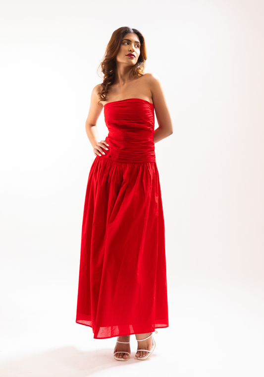 SIA DRESS (RED)