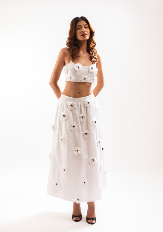GARGI SKIRT (WHITE)