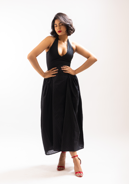 IRA DRESS (BLACK)