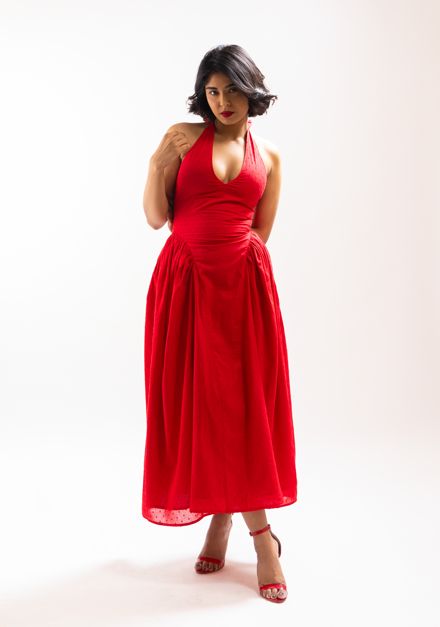 IRA DRESS (RED)