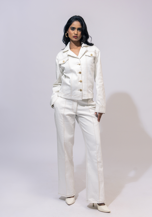 CIDER JACKET SET (WHITE)