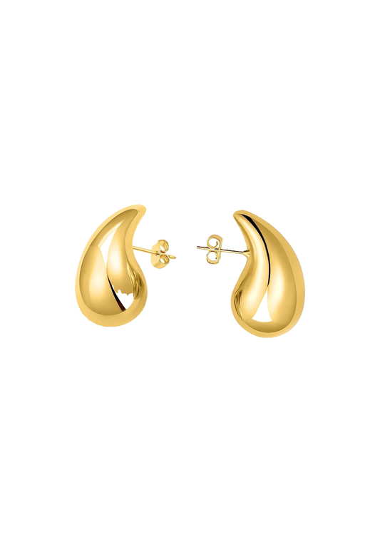 GOLD DROPLET EARRINGS