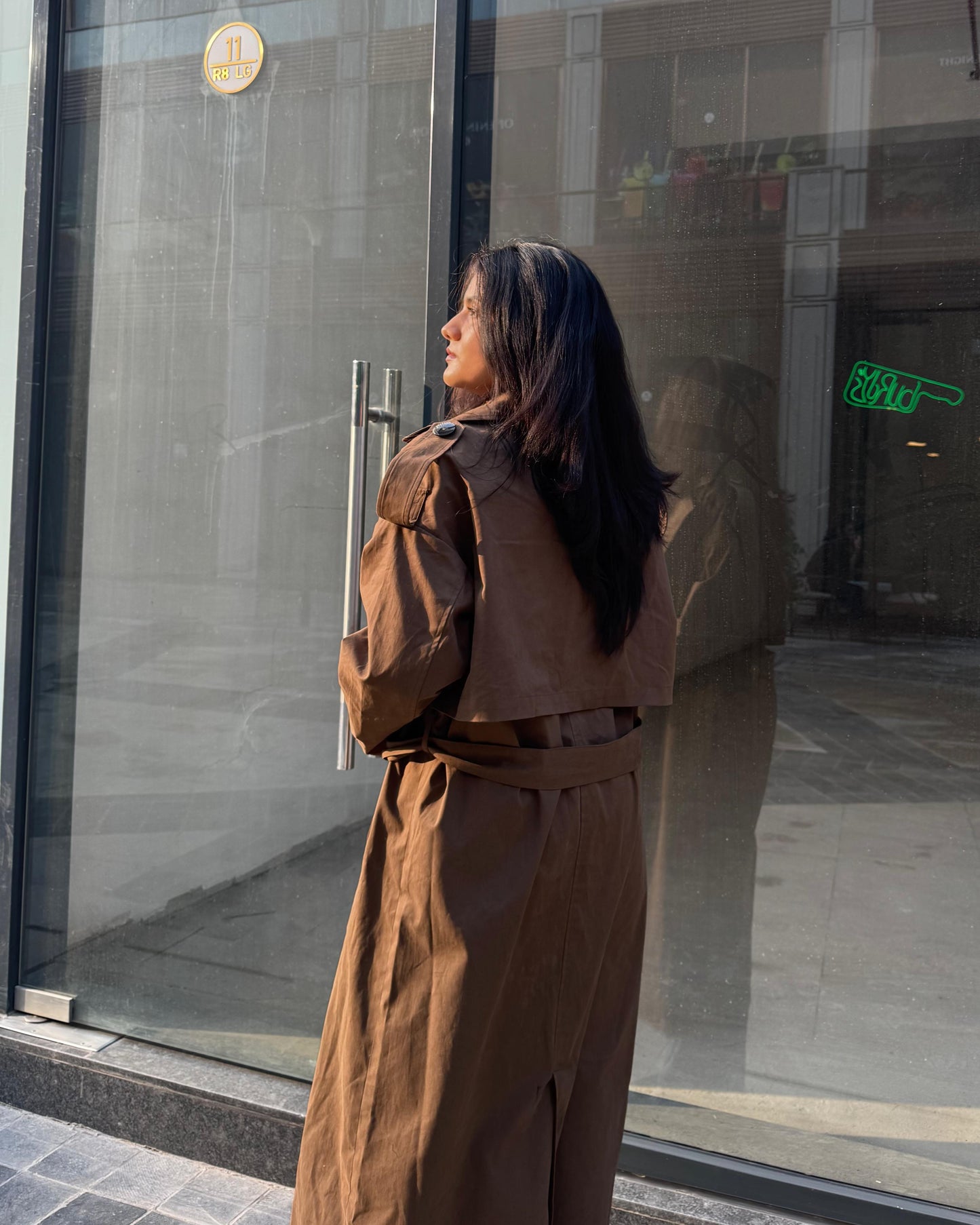 OLIVE TRENCH COAT
