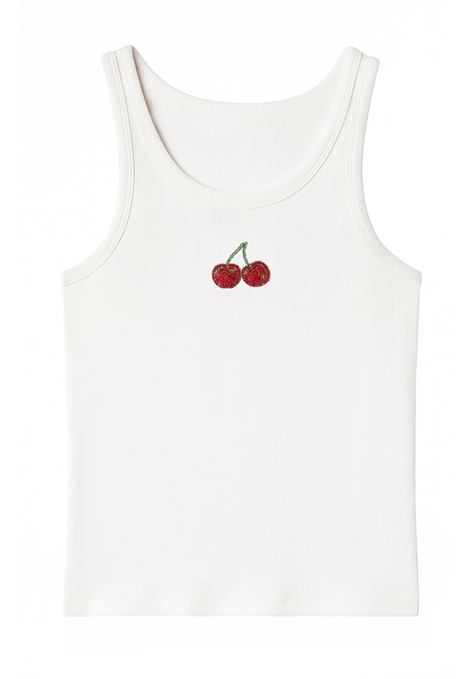 CHÉRIE TANK TOP WHITE (PRE-ORDER)