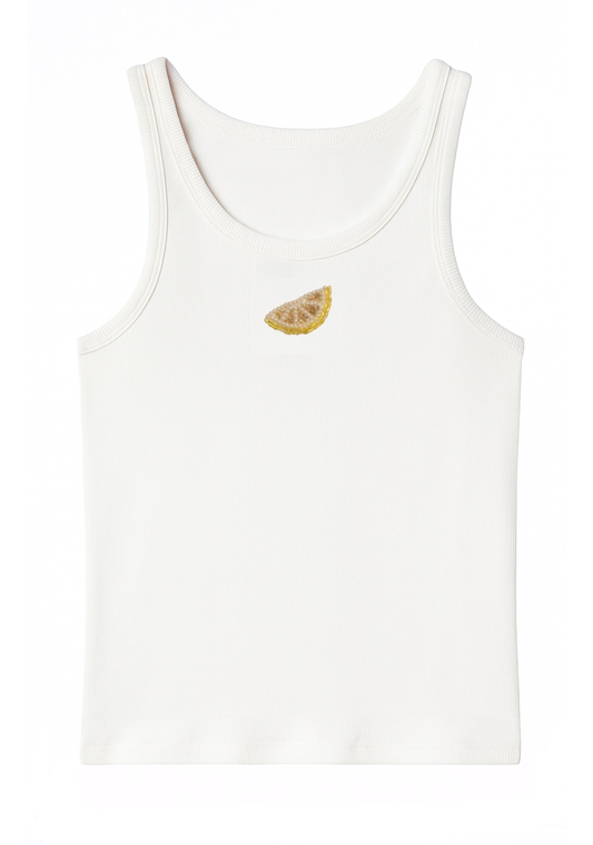 LIME TANK TOP WHITE (PRE-ORDER)
