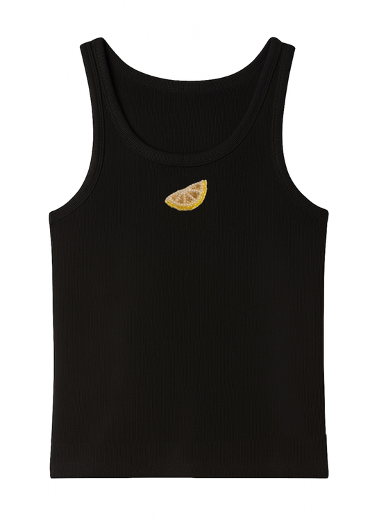 LIME TANK TOP BLACK (PRE-ORDER)