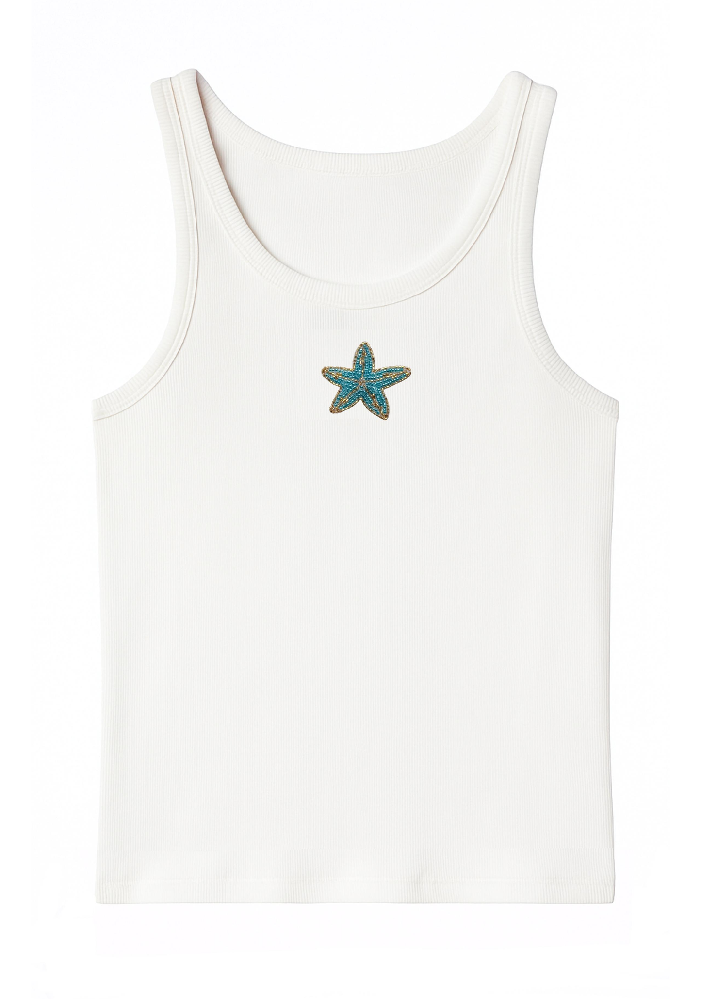 SEA STAR TANK TOP WHITE (PRE-ORDER)